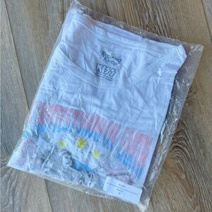 New in Poly Recycled Karma KISS The Hottest Show Cold Shoulder T-shirt